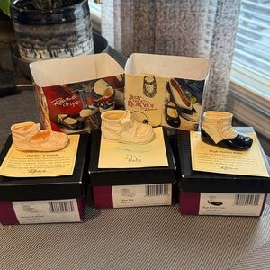 Miniature Baby Shoe Figurines from Just the Right Shoe by Raine Drops